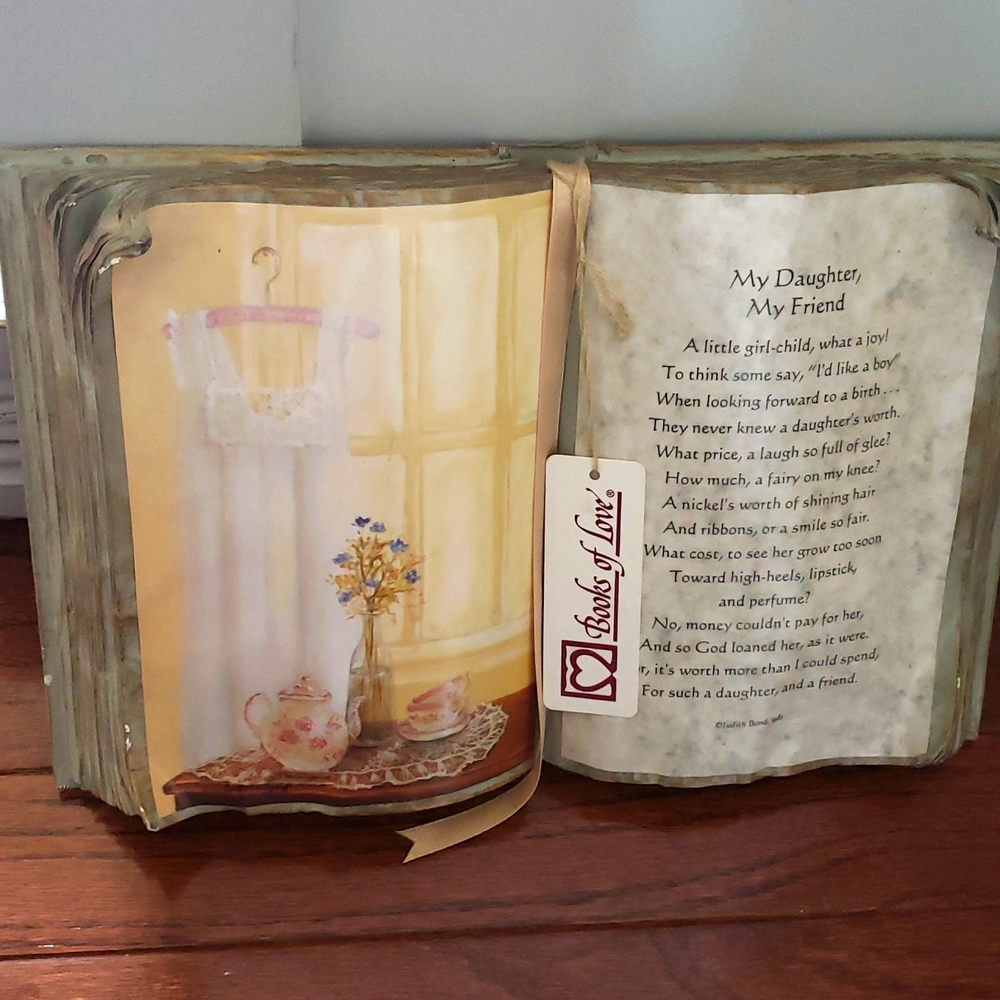 Books of love book decor shabby chic decor